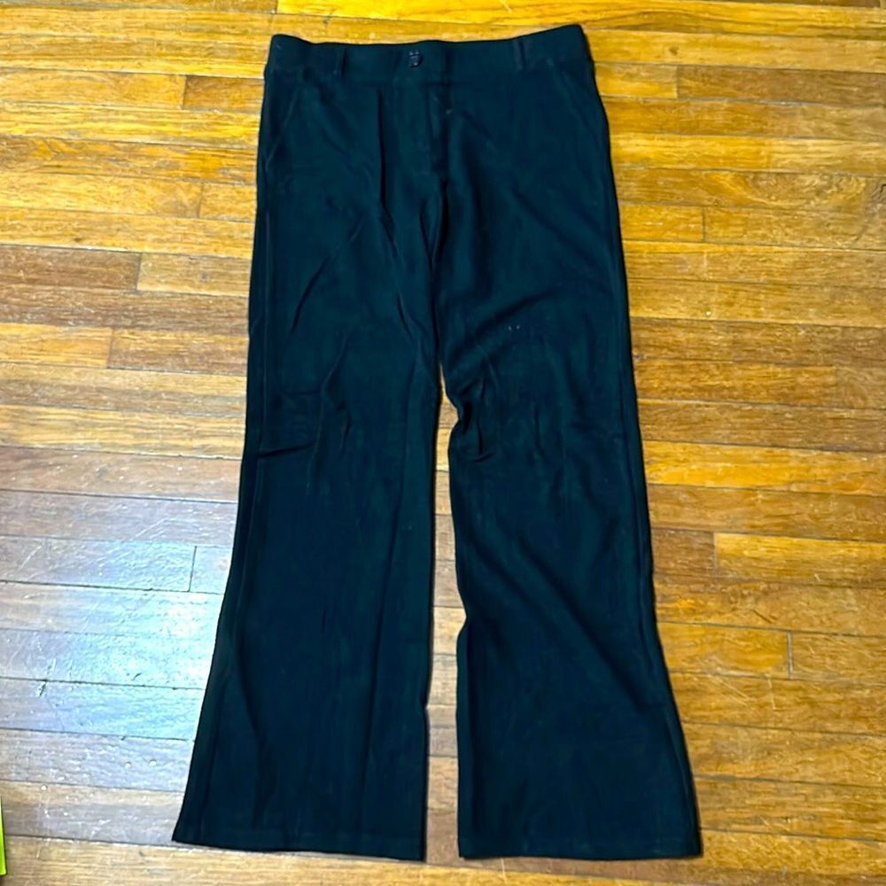 Betabrand Women’s Bootcut Pants, Black, Sz Large